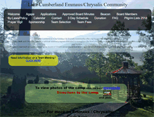 Tablet Screenshot of lcemmaus.org